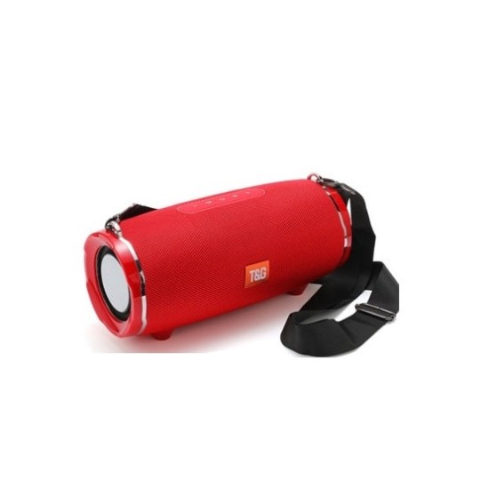 ALTAVOZ PORTÁTIL WIRELESS TG-187 AUX/USB/TARJETA DE MEMORIA ROJO